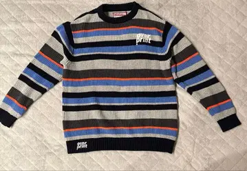 [ 완판템 ] Overprint 보더 니트 M 사이즈