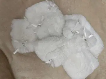 Honey Cinnamon Bijou ribbon 리본 머플러