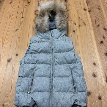 TATRAS 후드 부착 퀼팅 베스트 03 그레이