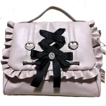 양산형 지뢰계 프릴 리본 백팩 & 숄더 & 손잡이 3way