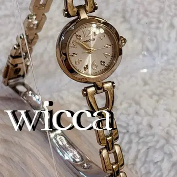 시티즌 wicca 여성용 손목시계 솔라 핑크 골드