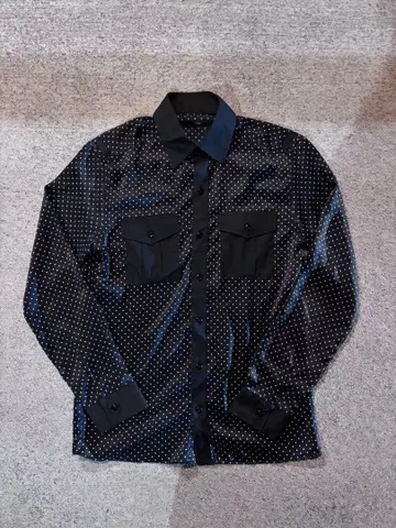 Dot long-sleeved shirt y2k