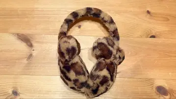 디즈니 레오파드 무늬 귀도리