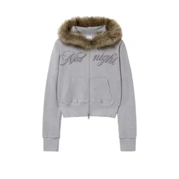 MIDNIGHT MOVE 집업 후드티 그레이