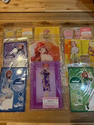 5등분의 신부 아크릴 스탠드 9점 세트