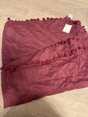 FRAY I.D 버건디 스톨 택 포함