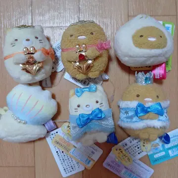 스미코구라시 테노리 봉제 인형 6체 세트. 새상품 귀여움