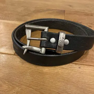 Barns 소가죽 가죽 벨트 파이어맨 버클