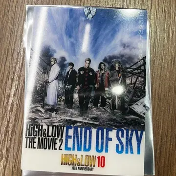 HiGH&LOW 콜라보 카페 클리어 책갈피