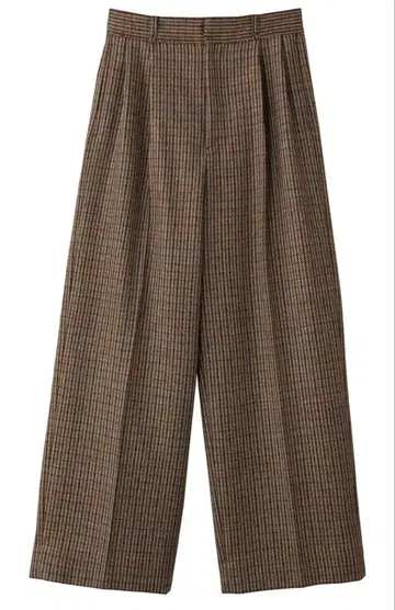 카렌테이지 트위드 체크 팬츠 멀티 컬러