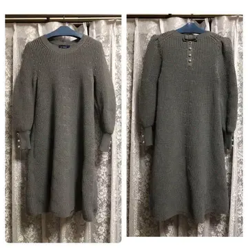 택 포함 새상품 엠즈 그레이시 니트 원피스