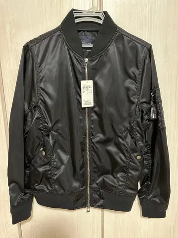 [ 새상품 ] SHIPS MA-1 나일론 자켓 블랙 M 사이즈