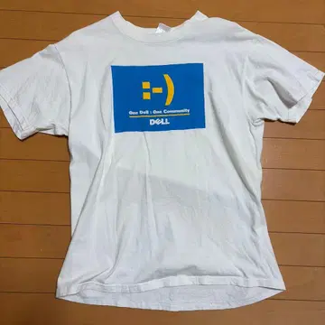 US 구제 의류 기업 로고 DELL (델) T셔츠
