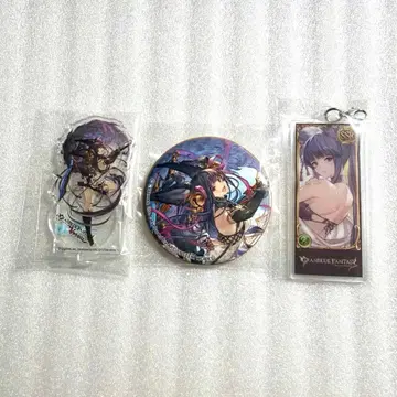 유엘 미니 아크릴 스탠드 캔뱃지 세트 참 그랑블루 판타지 버서스