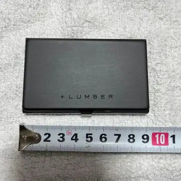 +LUMBER 블랙 명함지갑
