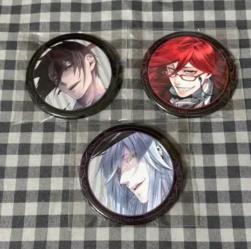 흑집사 세바스찬 그렐 언더테이커 캔뱃지