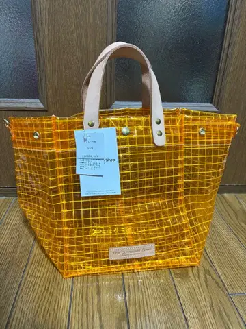 The Container Shop 클리어 백 오렌지