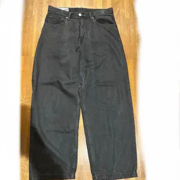 H&M 블랙 배기 데님 배기 핏 와이드 데님 30/30