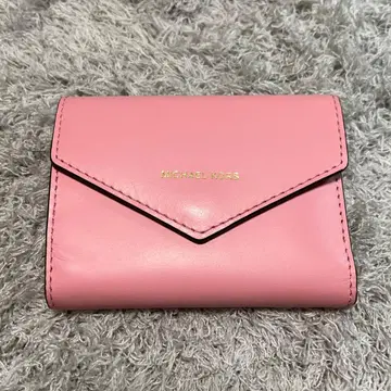 [ 컨디션 최상 ] MICHAEL KORS 핑크 접이식 지갑