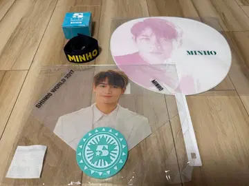 SHINee 민호 부채 네임택