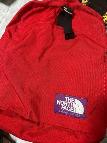 THE NORTH FACE 빨간색 백팩 퍼플 라벨 BEAMS