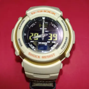 정크제품 G-SHOCK G-314RC 크림색 손목시계 외장 새상품급