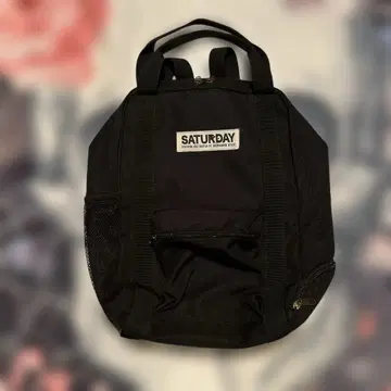 SATURDAY 2way black backpack