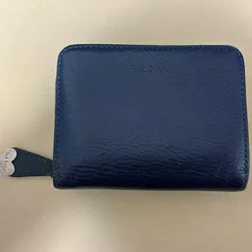 Paul Smith 폴스미스 천연 가죽 하트풀 투톤 접이식 지갑 네이비