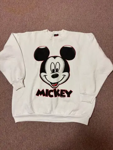 90s 빈티지 디즈니 미키마우스 맨투맨 XL Mde in USA