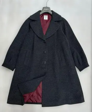 플레어 실루엣 코트 울 그레이 사이즈 M