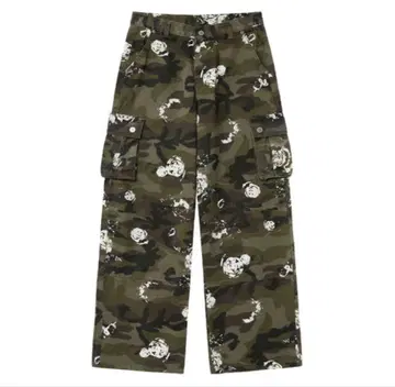 MIDNIGHT MOVE 플라워 카고 팬츠 M 사이즈