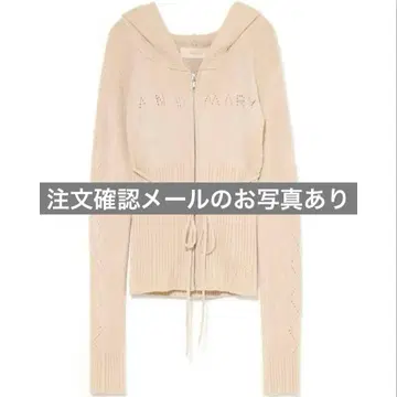 andmary Angel crochet hood tops ivory