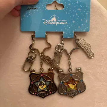 주토피아 홍콩 디즈니 키링 주디 닉 주토피아2