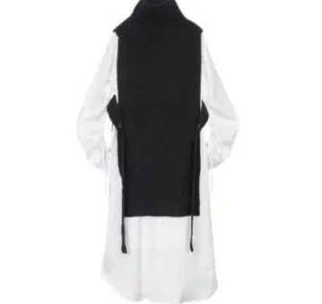 AMERI VEST LAYERED SHIRT DRESS