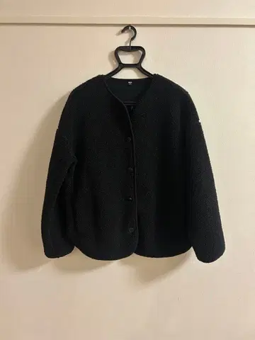 유니클로 보아 플리스 릴랙스 가디건