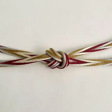 에리슈 순수 실크 허리띠 양각조 4색 꼬임 다색 일본제