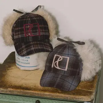 Darich 로고 플라이트 캡 모자 블루 브라운 다리치