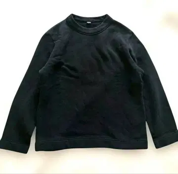 45R 쭈리 17색 사각 맨투맨 블랙