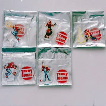 SNK 용호의 권 KOF 테리전 트레이딩 미니 아크릴 스탠드 컴프 세트