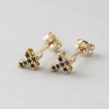 시에나 로제 블랙 다이아 귀걸이