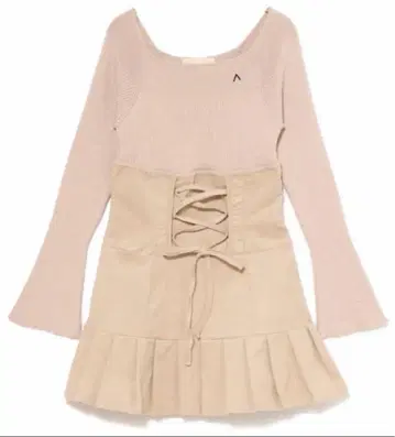 andmary High waist velour mini dress