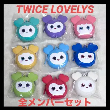 [ 최저가 ] TWICE LOVELYS 실리콘 미니 지갑 전 9종 세트
