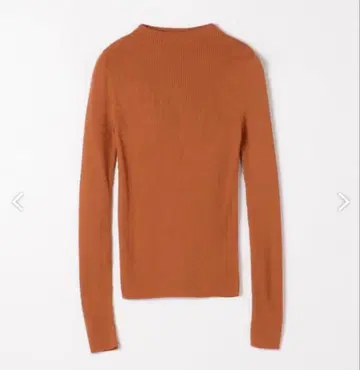 기자 코튼 리브 빌드 넥 풀오버