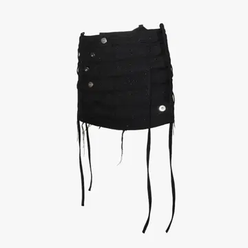 theredthread S 레이어드 패널 스커트 미니