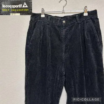 le coq sportif 르꼬끄 골프 2턱 코듀로이 팬츠