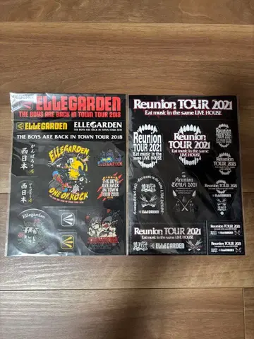 ELLEGARDEN/ONE OK ROCK/Reunion 스티커 세트