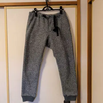 그라미치 니트 플리스 조거 팬츠