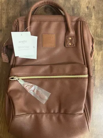 택 포함 미사용 새상품 아네로 anello 브라운 백팩 백