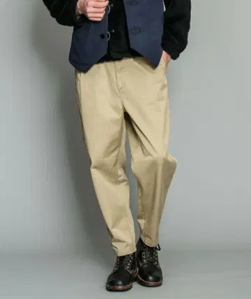 SETTO FIRST TIME 와이드 테이퍼드 팬츠 일본제