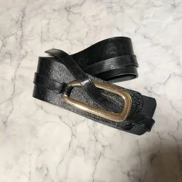 자라 골드 버클 디자인 벨트 85